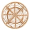 Baxton Studio Alleta Modern Bohemian Natural Brown Rattan 3-Piece Living Room Set 210-12719-12720 - alternate 9